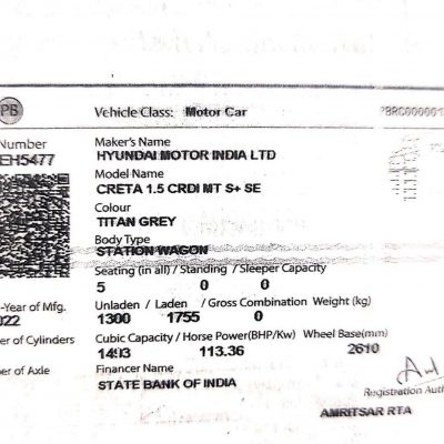 Hyundai Creta 1.5 CRDI MT S+ SE